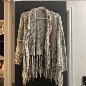 Fringey Free People Cardigan